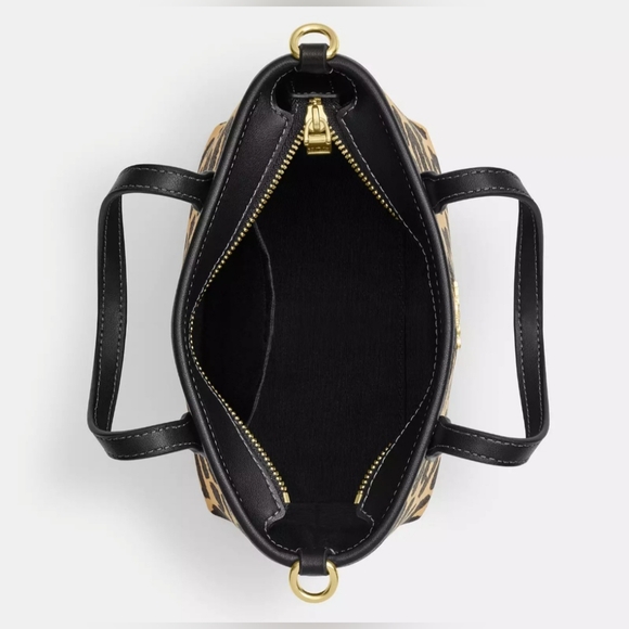 Coach City Mini Tote Bag With Leopard Print - Picture 9 of 9